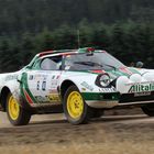 Rallylegende Sandro Munari im Lancia Stratos