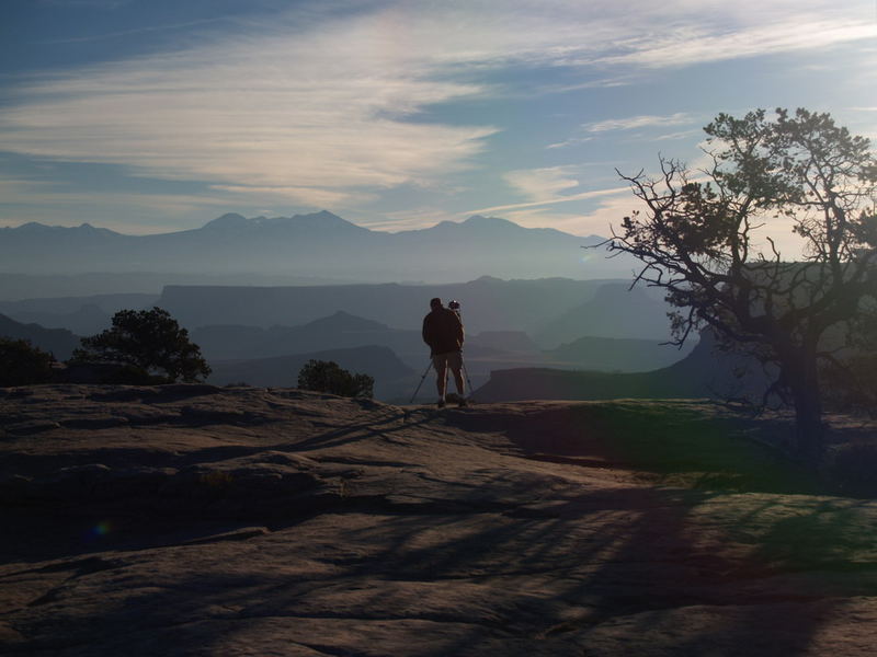 Ralph enjoying Panorama at Canyonlands NP - Utah, USA