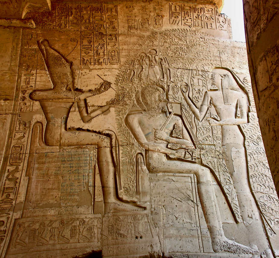 Ramesseum ( 5 ) – ein besonders schönes und interessantes Relief