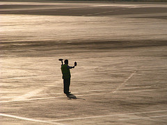 Ramp Agent at Work