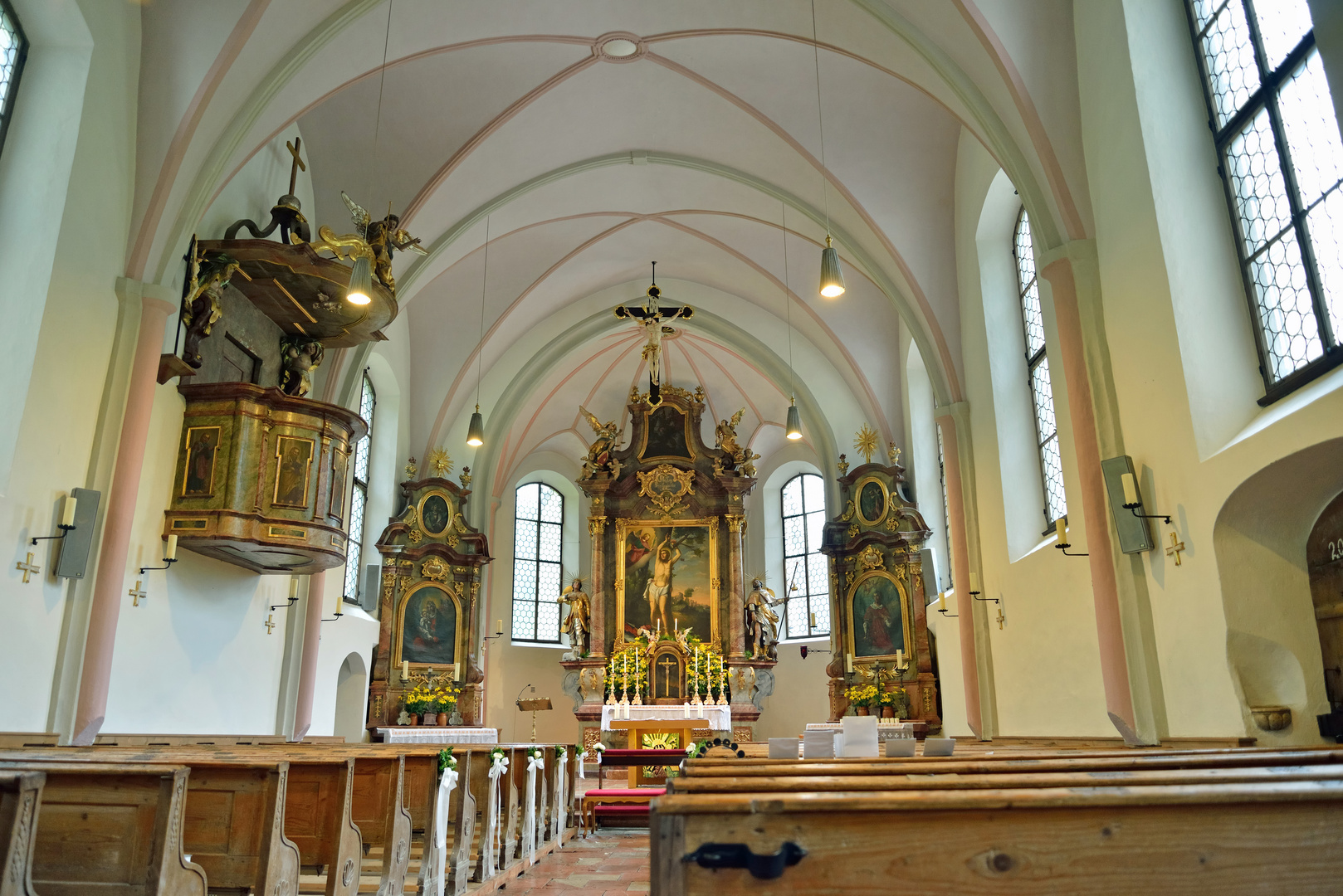 Ramsau " Kirche von Innen "