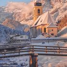 Ramsau - St.Sebastian im Abendlicht