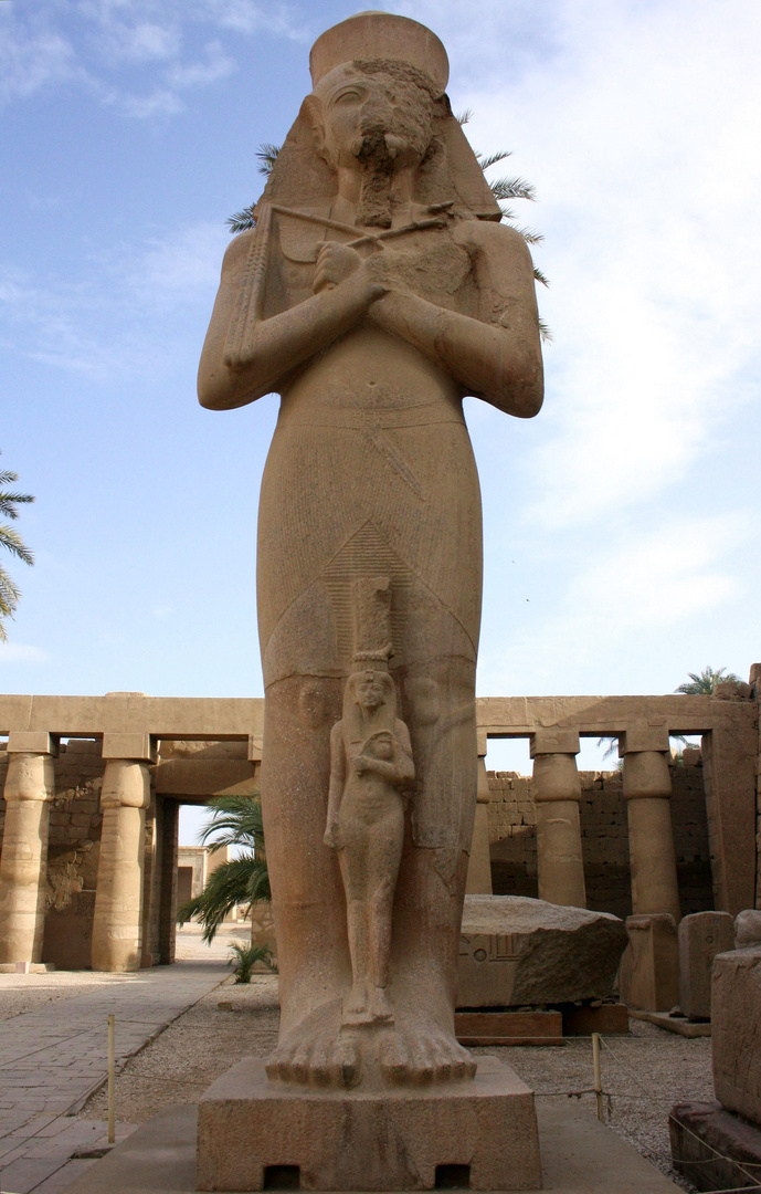 Ramses der II. im Amun Tempel in Karnak