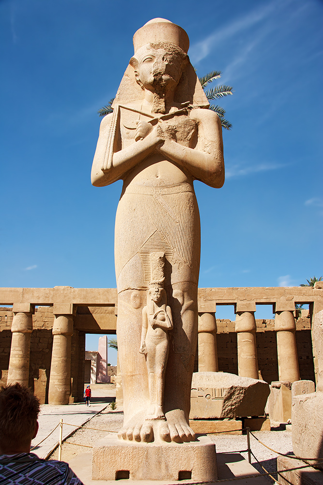 Ramses II und seine Tochter Merit-Amun