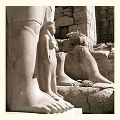 Ramses-Statue Detail