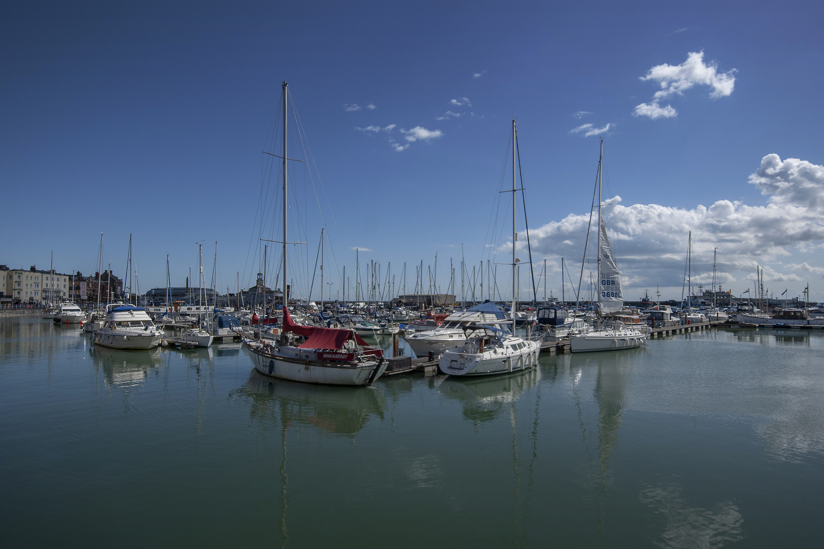 Ramsgate Harbour on first day of autumn.