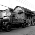 ramshackle old vehicle in Sankhu/ Kathmandu