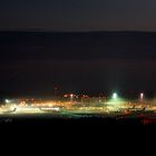 Ramstein Air Base bei Nacht.