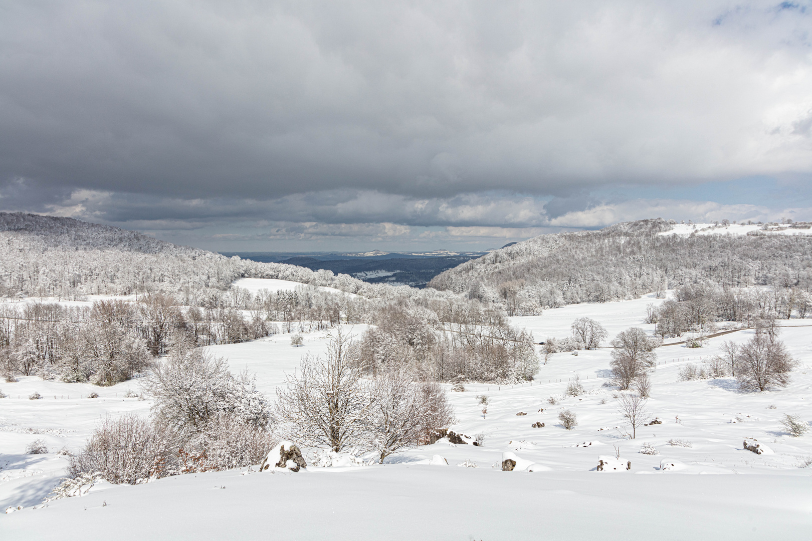 Randecker Maar im Schnee