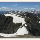 Rando Montvalier 2838m le 30 juin 2013.Etape N°10 : Du sommet vue sur Col de Faustin et Petit Valier