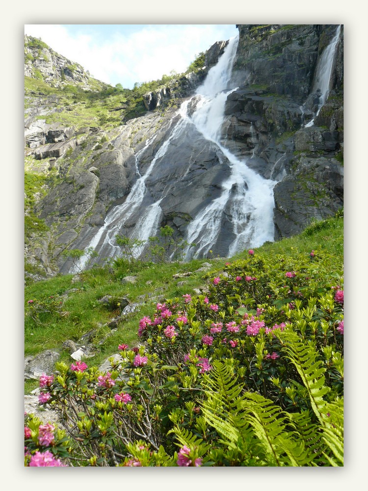 Rando Montvalier 2838m le 30 juin 2013.Etape N°16 (dernière) Cascade de Nérech .