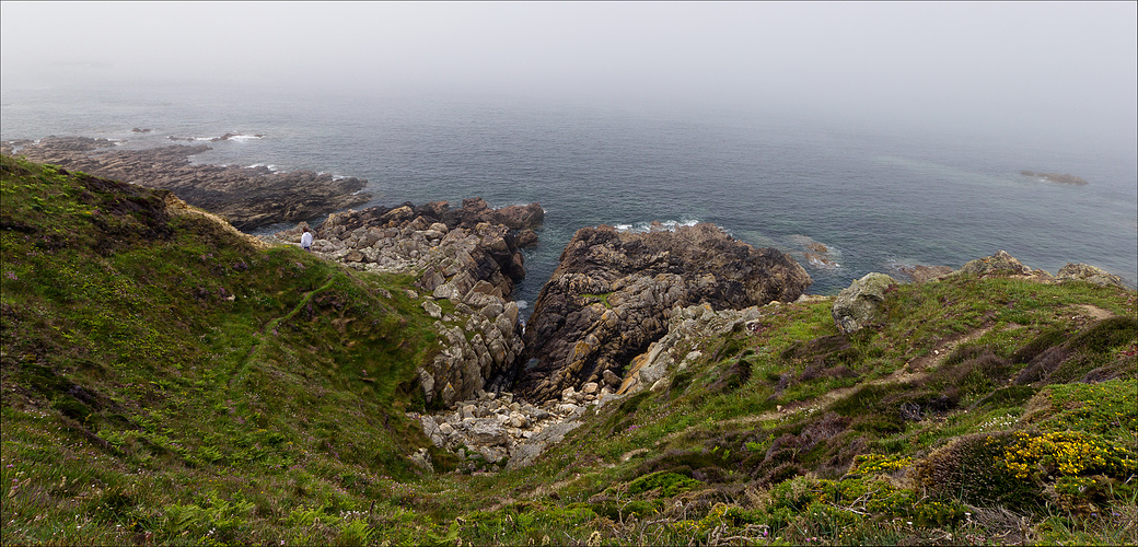 Randonnée dans la brume .