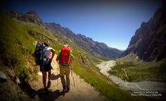 Randonneurs dans les Ecrins