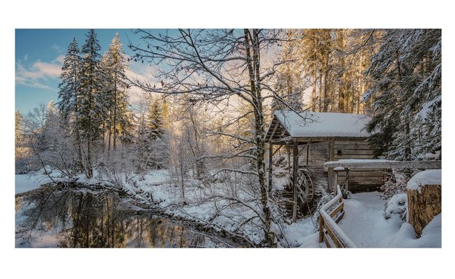 Ranftlmühle .... es ist kalt, sehr kalt
