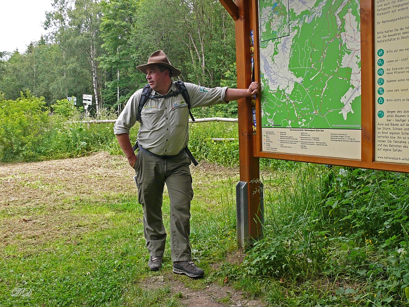 Ranger im Nationalpark Eifel