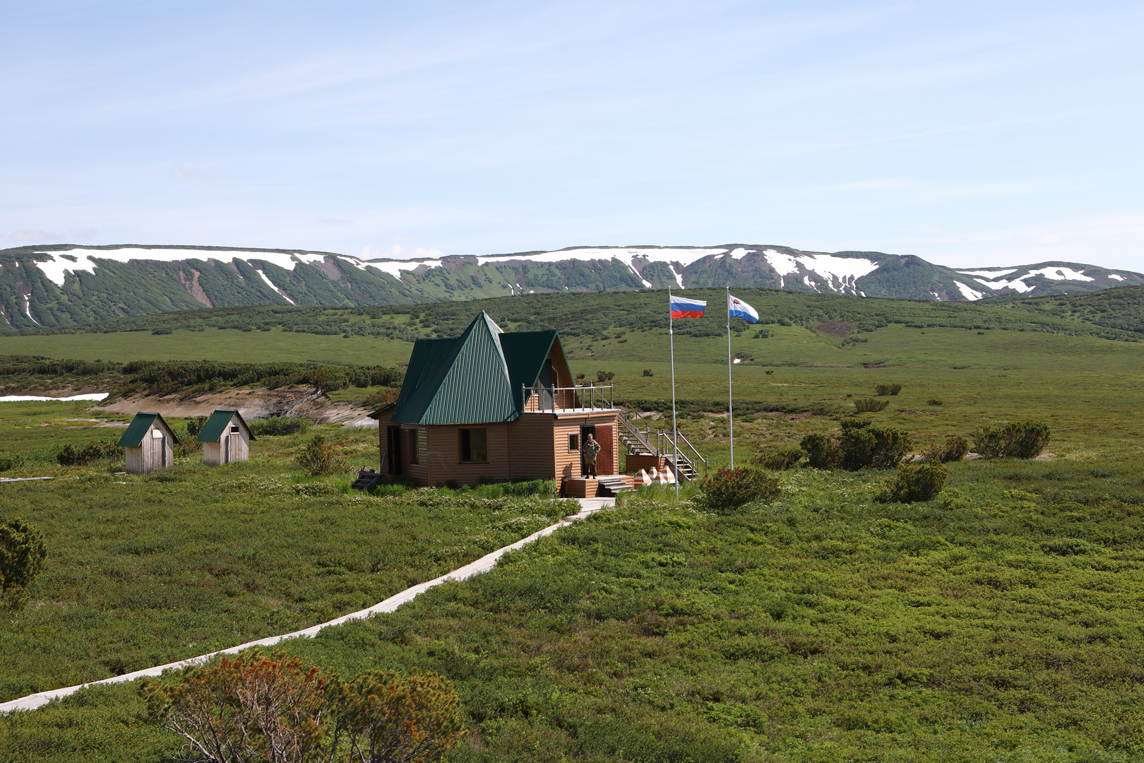 Rangerstation im Nationalpark auf Kamtschatka