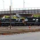 Rangier-Doppeltraktion: Norfolk & Western EMD SD40-2 NS#6191 und Slug NS#861 mit Remote Control