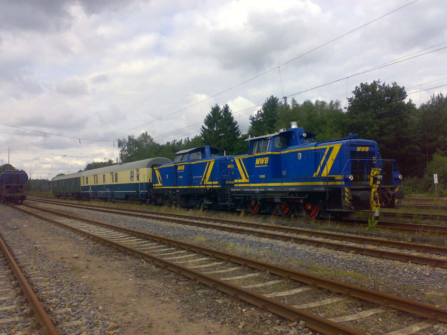 Rangierarbeiten im Bahnhof Syke