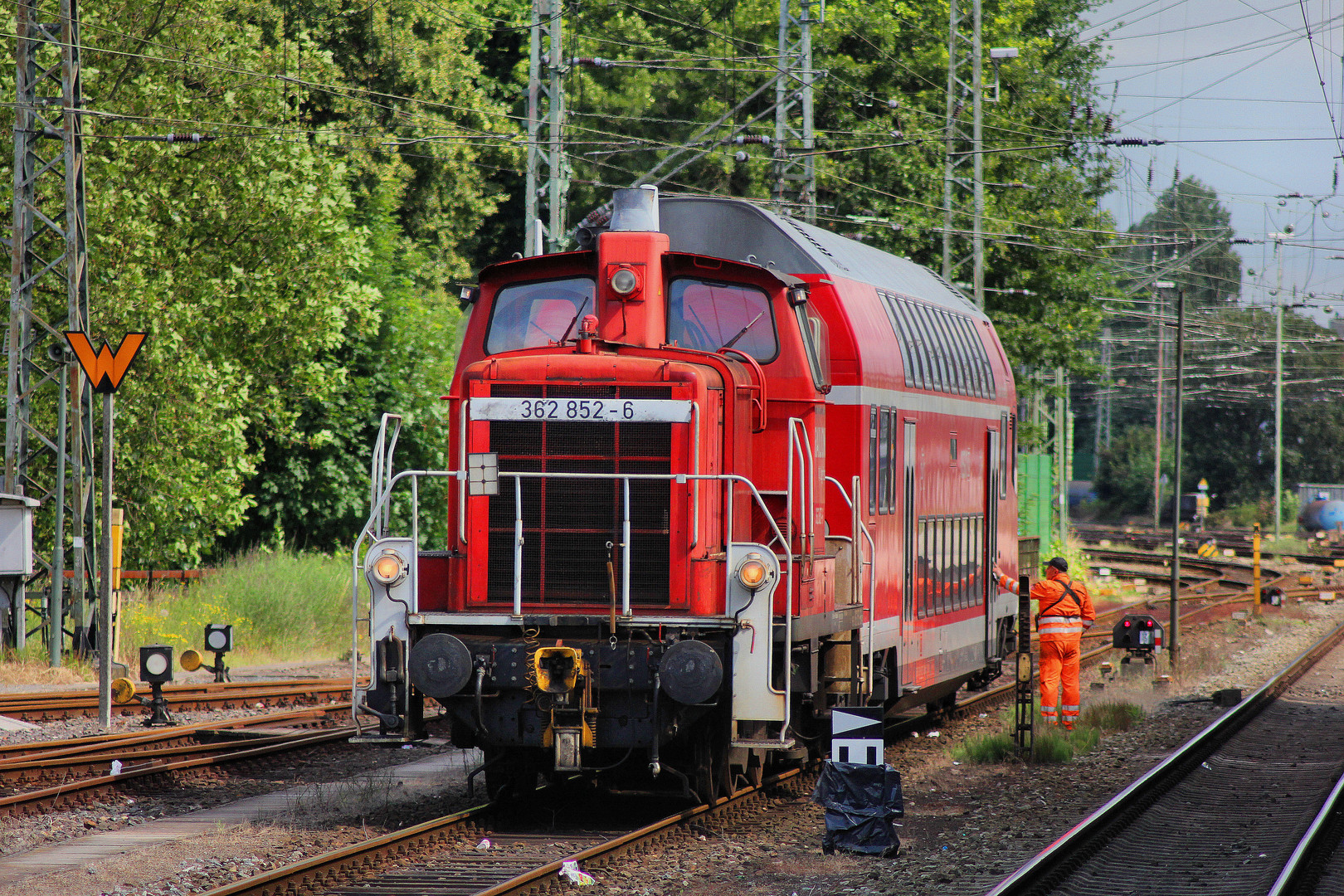 Rangierarbeiten in Bremen Hbf