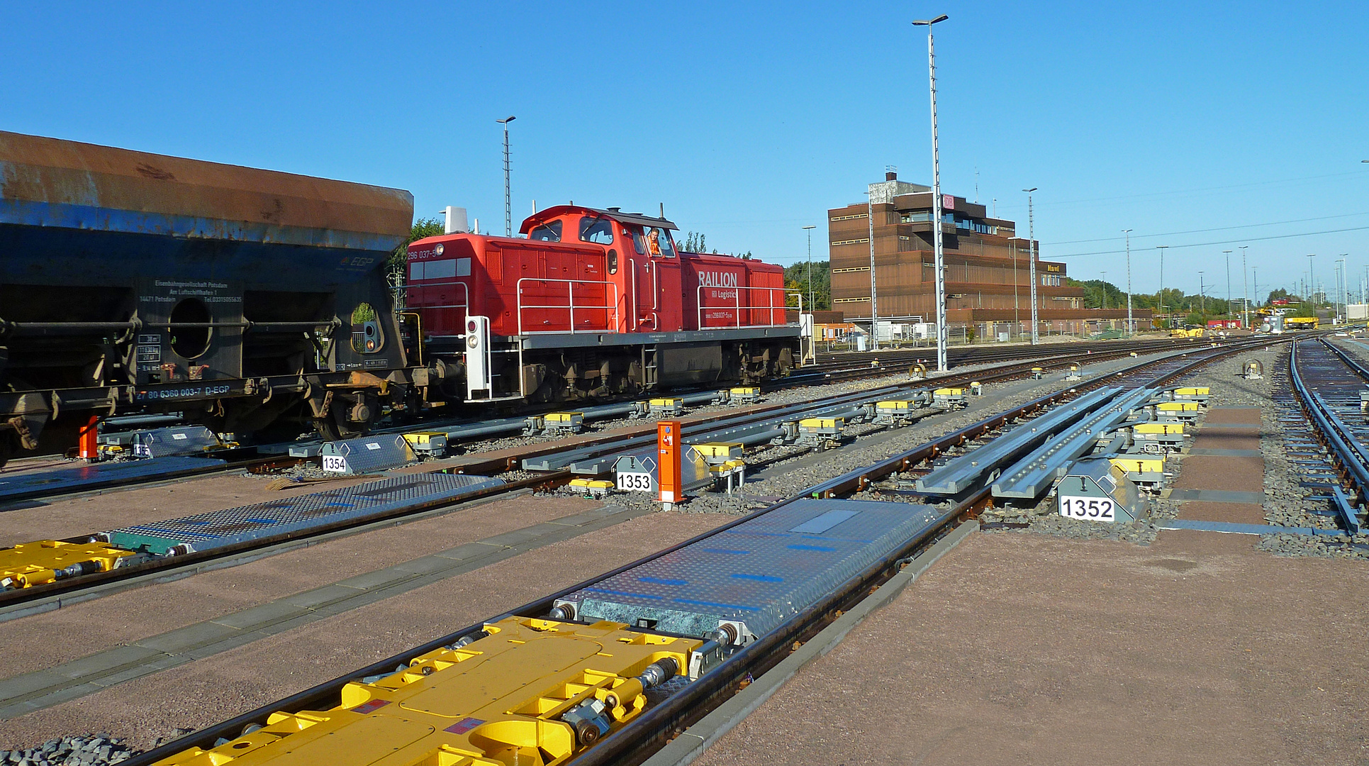 Rangierbahnhof Hamburg Maschen - Stellwerk Mnwf