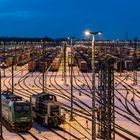 Rangierbahnhof im Winter