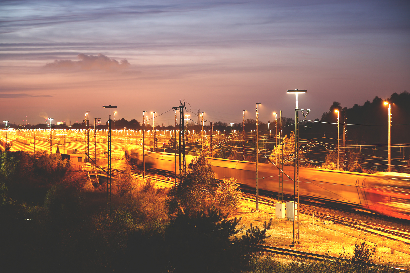 Rangierbahnhof in Maschen