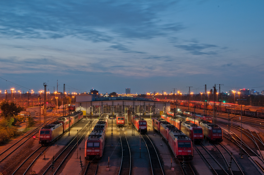 Rangierbahnhof in Monnem