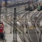 Rangierbahnhof Maschen @ night - die kleine macht mal Pause