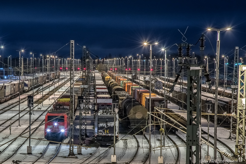 Rangierbahnhof Maschen @ night - gleich gehts los.