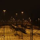 Rangierbahnhof München bei Nacht