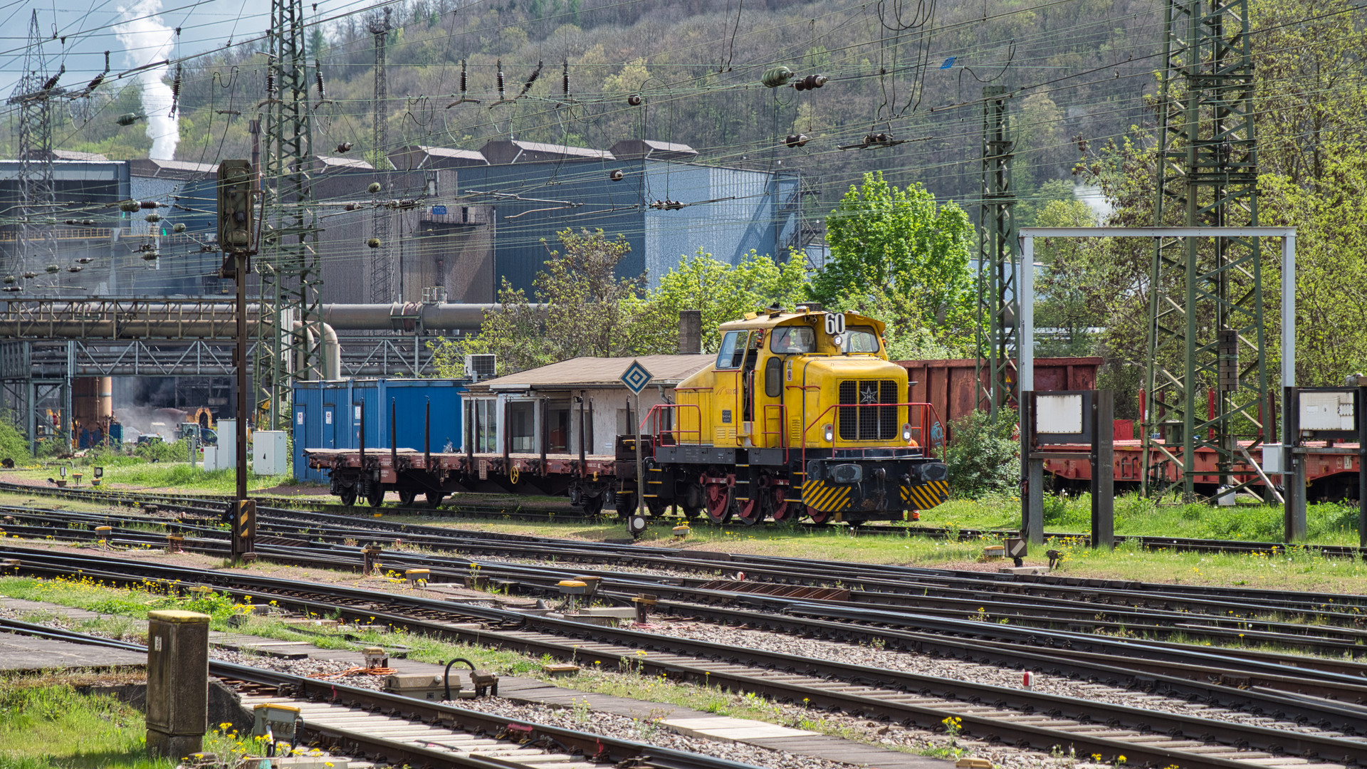 Rangierbetrieb im Bahnhof Völklingen (3)