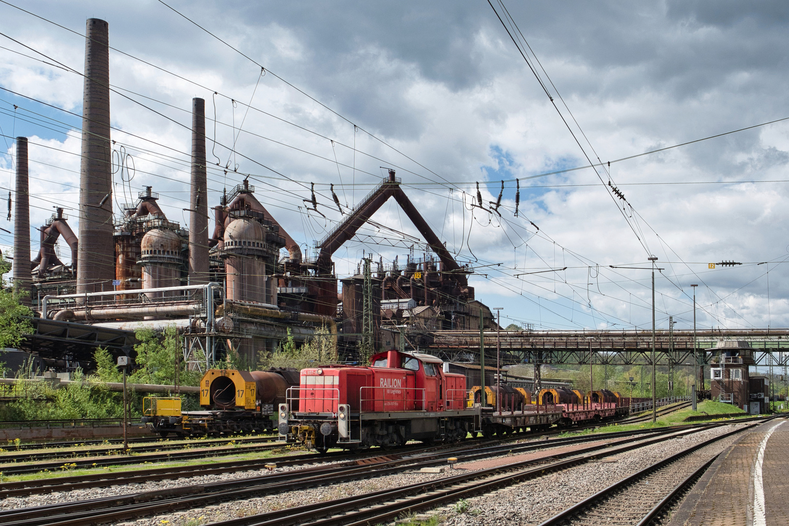 Rangierbetrieb im Bahnhof Völklingen (8)