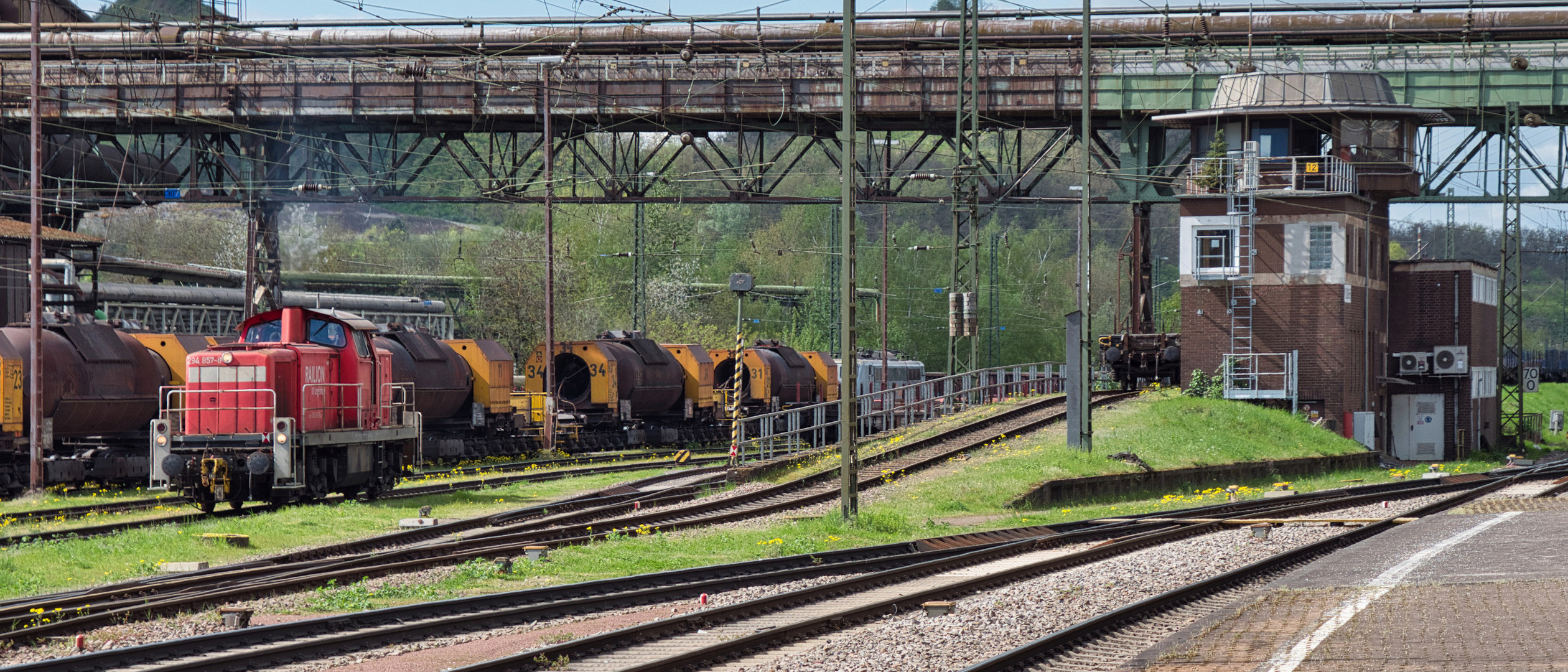 Rangierbetrieb im Bahnhof Völklingen (9)