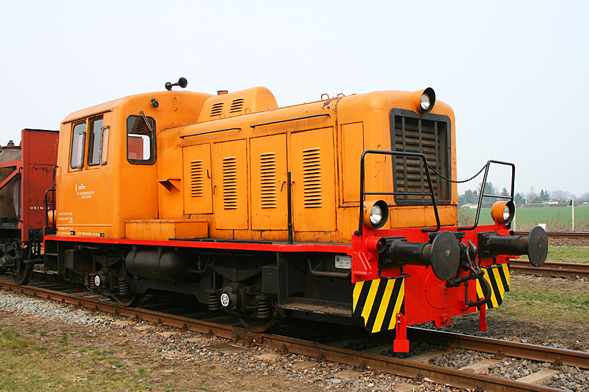 Rangierdiesellok Typ TGK 2-E 1 im BW Staßfurt