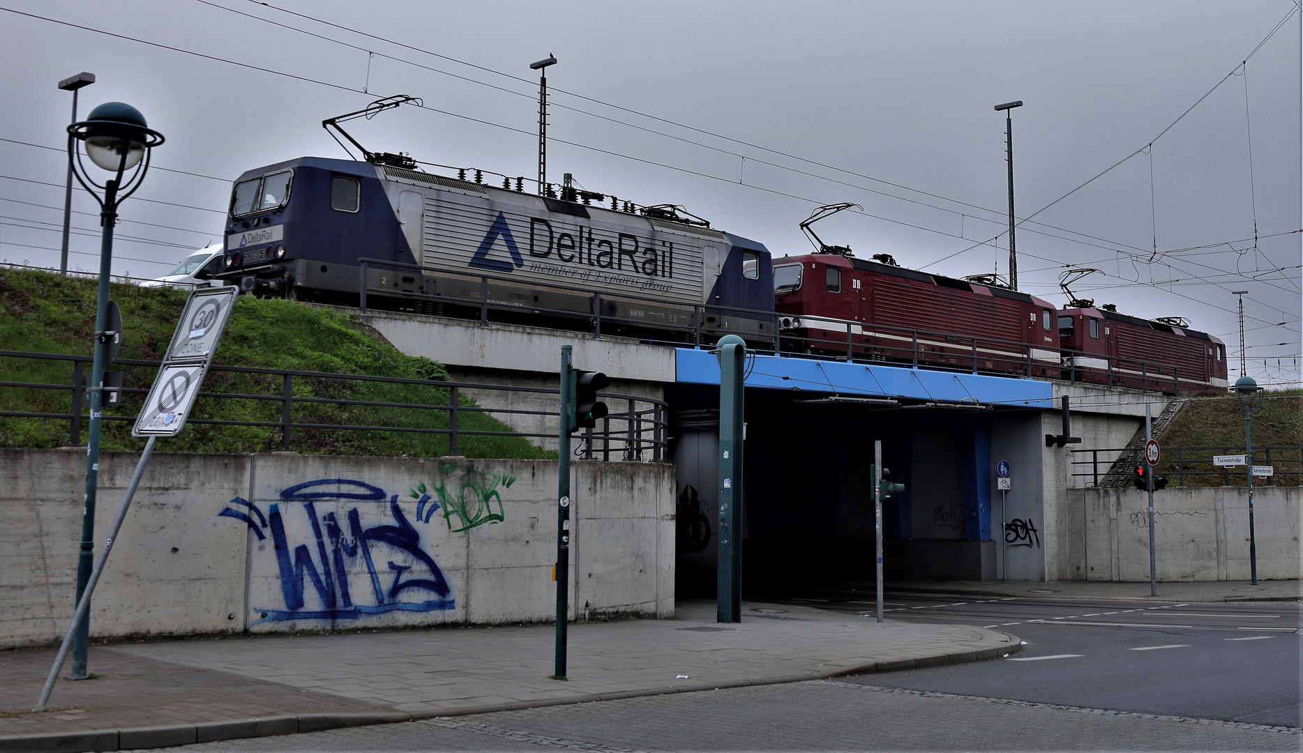 Rangieren bei Delta Rail...