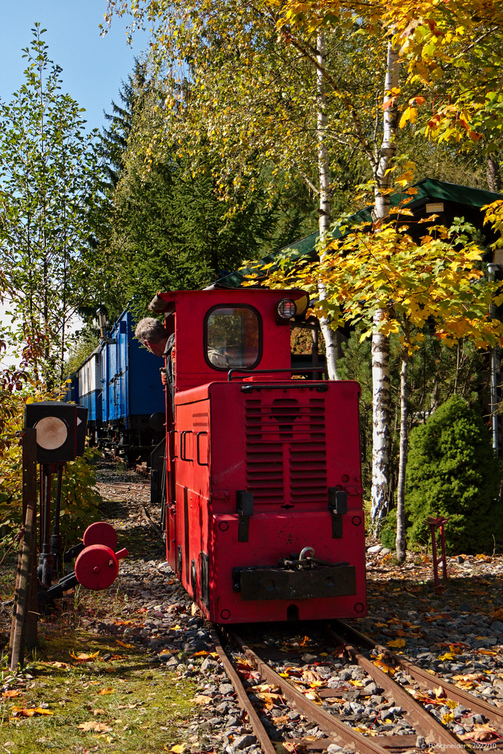 Rangieren im Feldbahnmuseum Fürstenfeldbruck