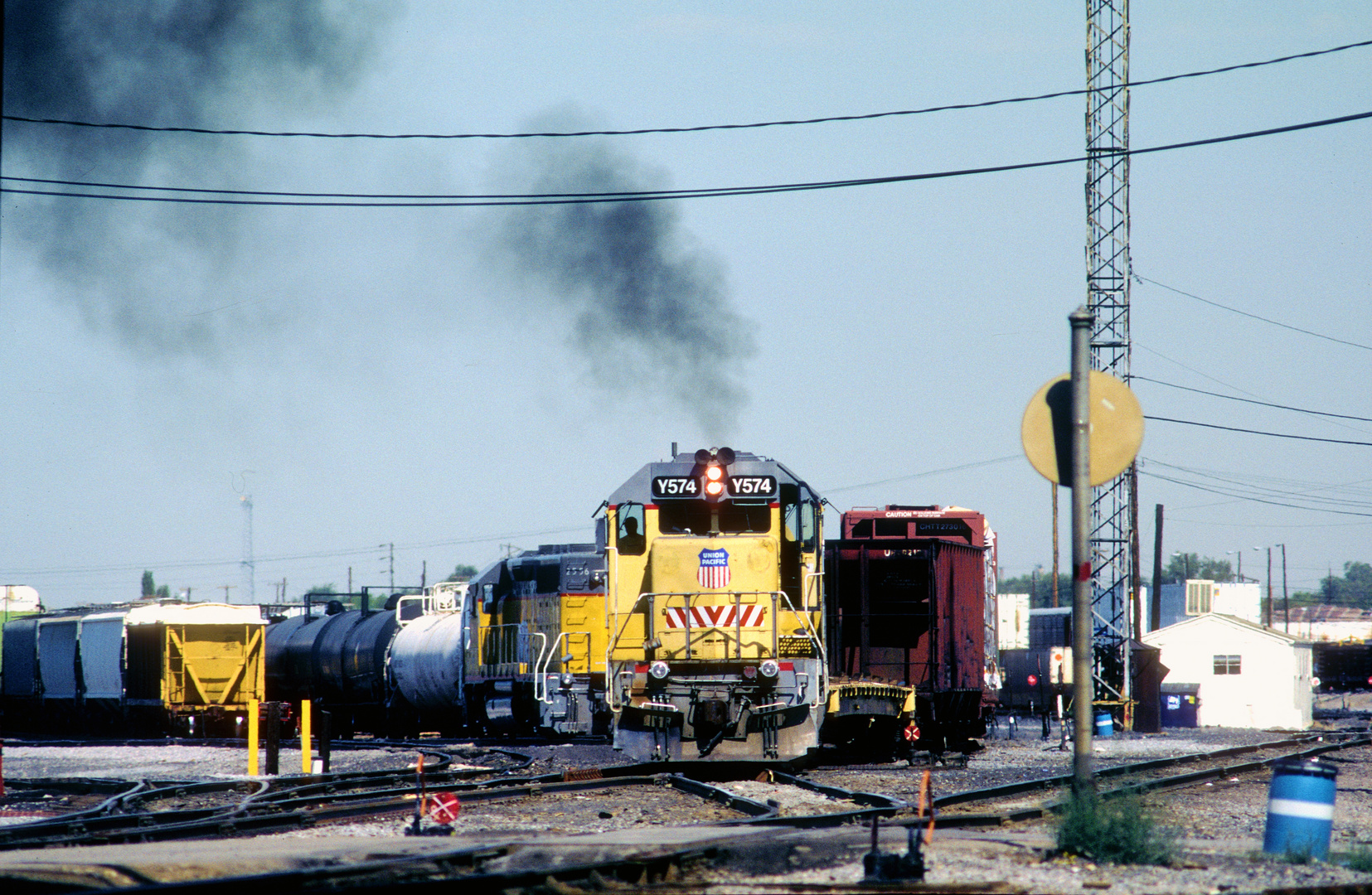 Rangieren im Yard der Union Pacific