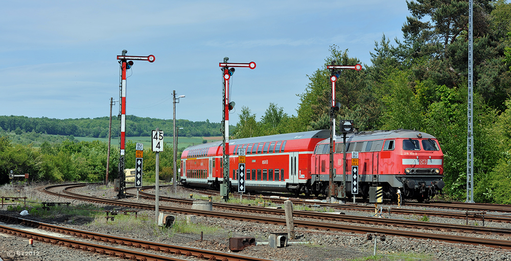 Rangieren in Stockheim