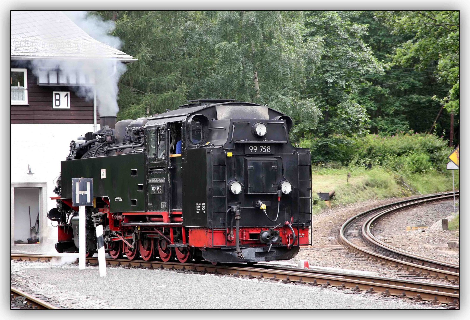 Rangierfahrt Bahnhof Bertsdorf