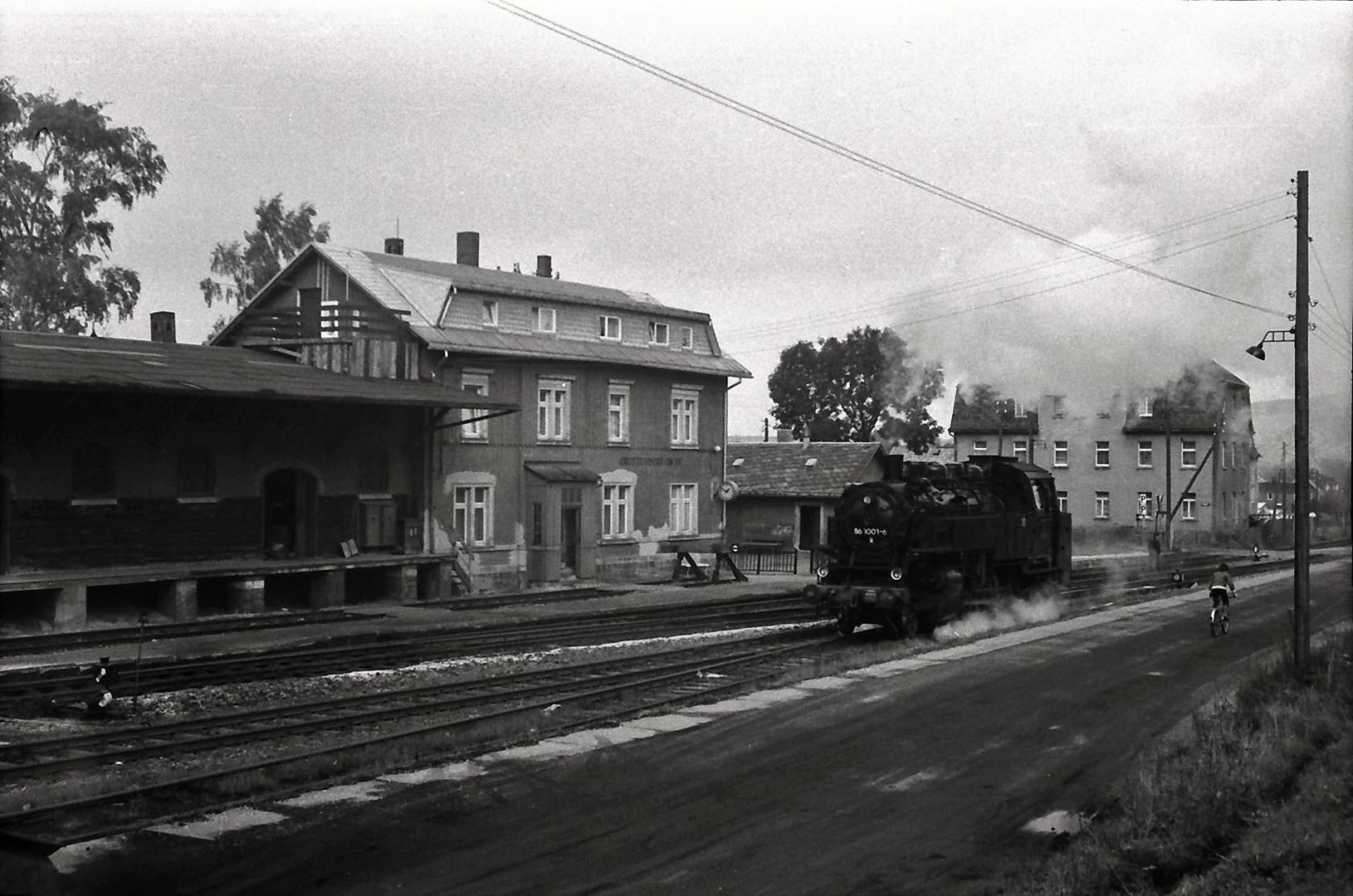 Rangierfahrt im Erzgebirge