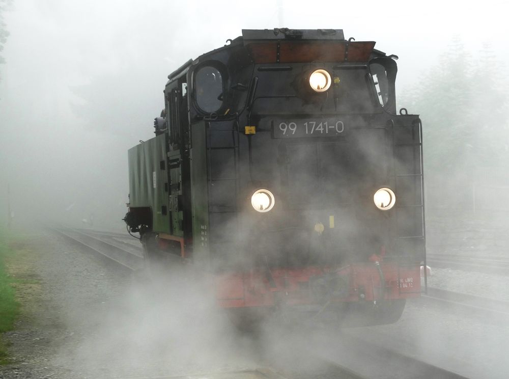 Rangierfahrt im Nebel