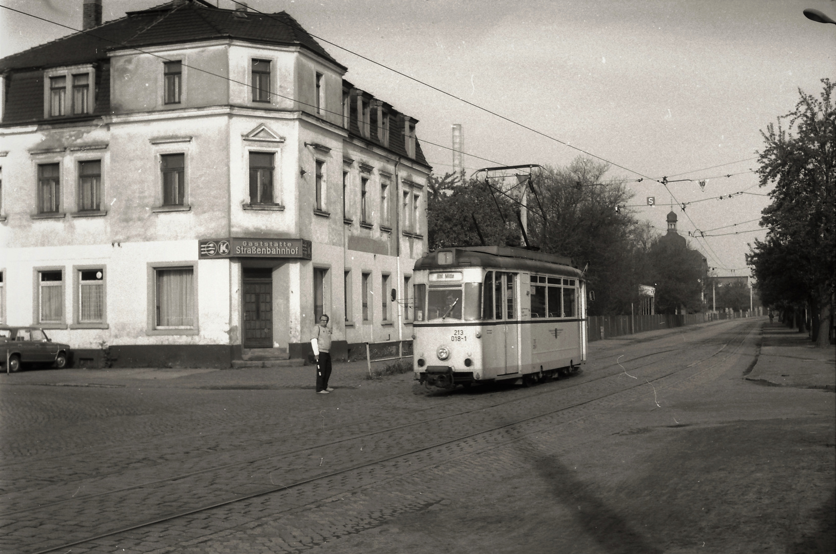 Rangierfahrt in Gohlis .