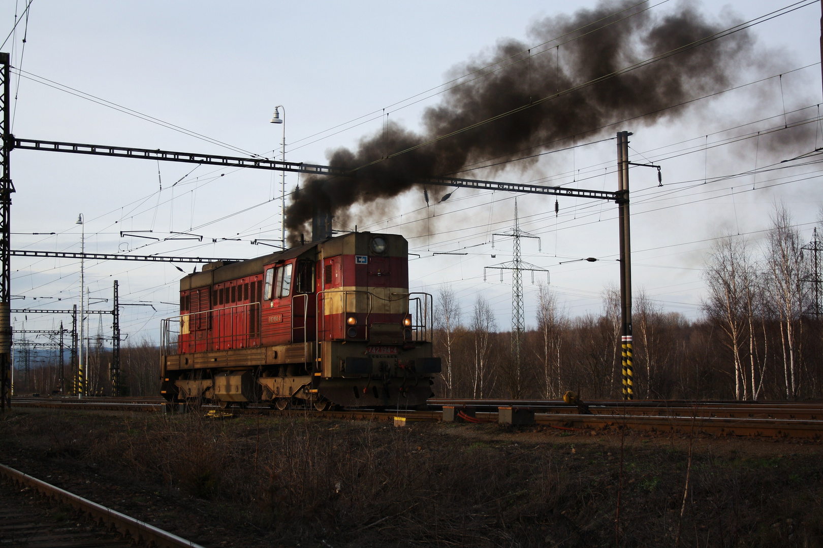 Rangierfahrt in Nove Sedlo