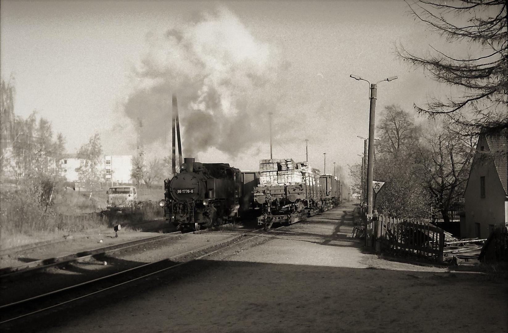 Rangierfahrt in Olbersdorf-Oberdorf