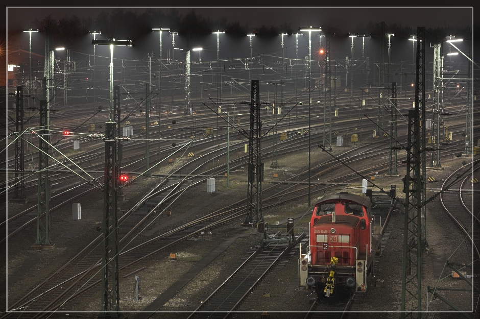 Rangierlok vom Rangierbahnhof Maschen