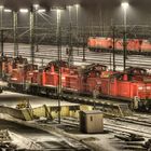 Rangierloks im Bahnhof Maschen