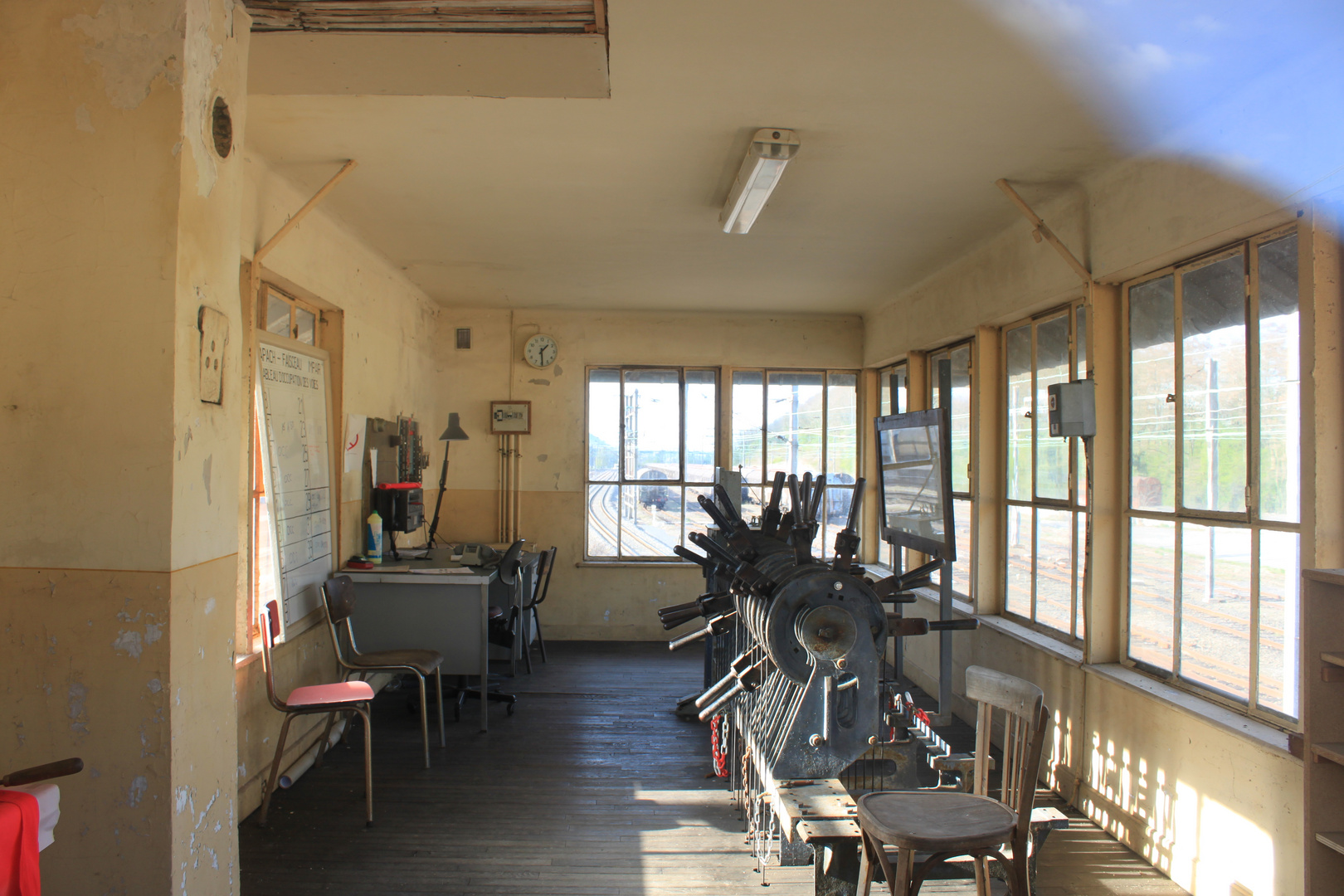 Rangierstellwerk In Apach/ Frankreich, Innenansichten 1