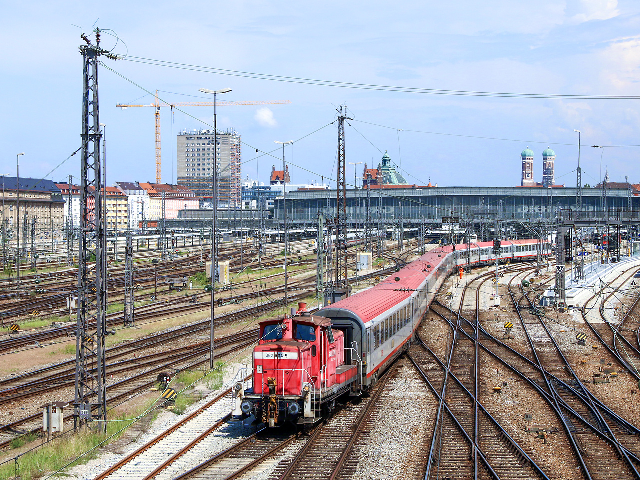 Rangierverkehr in München