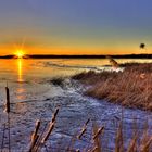 Rangsdorfer See am Abend