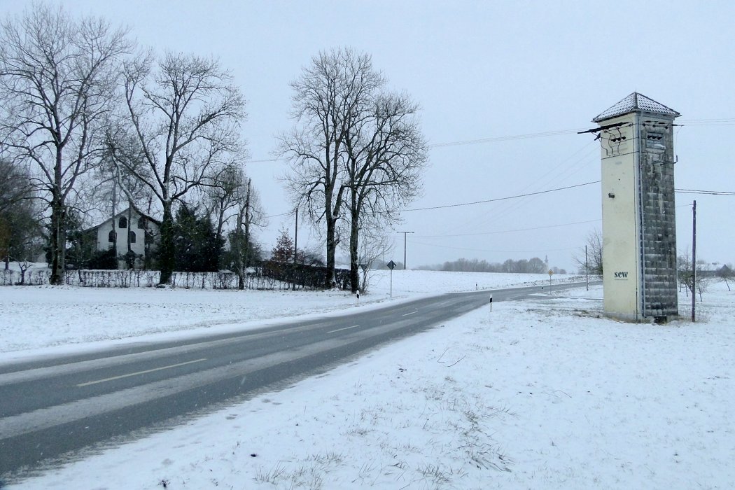 Rank und schlank Foto & Bild landschaften, winter, bayern Bilder auf